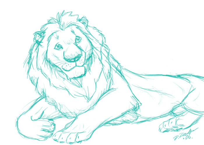 700x500 Aslan Sketch By Azerane - Aslan Sketch