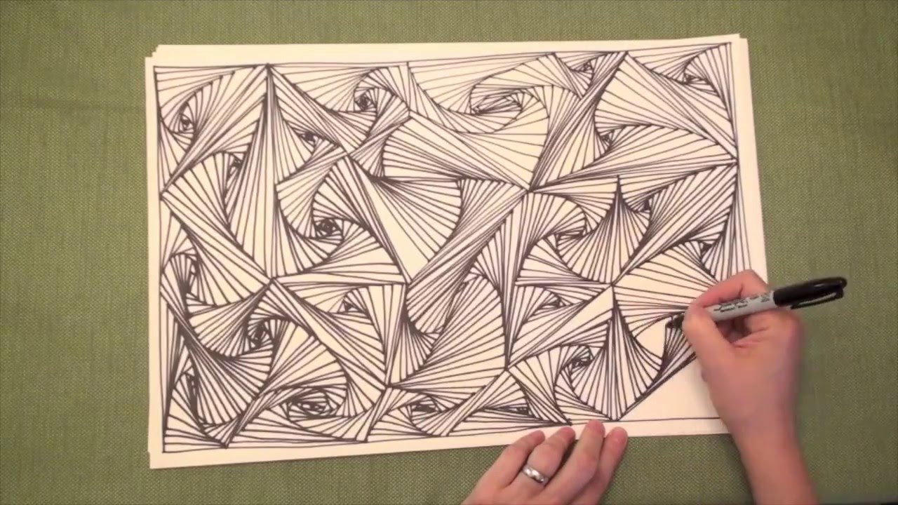 1280x720 Drawn Illusion Doodle - Asmr Sketch