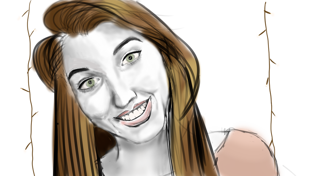 1024x576 Wip Part Coloured Sketch Of Frivolousfoxasmr By Gillzybean On - Asmr Sketch
