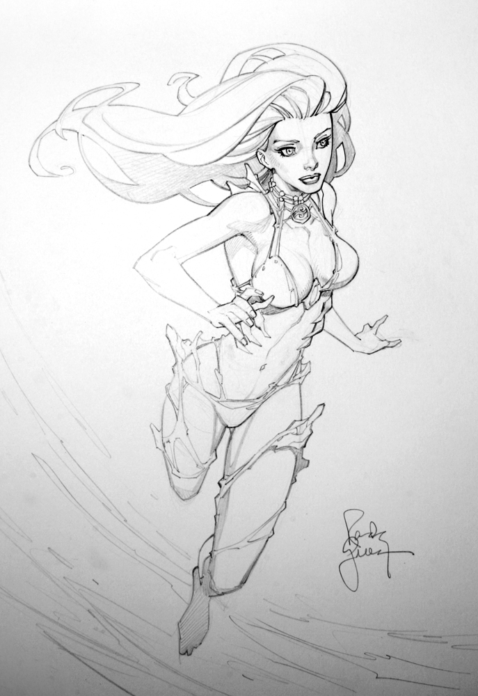 687x1000 Aspen Con Sketch By Randygreen - Aspen Sketch