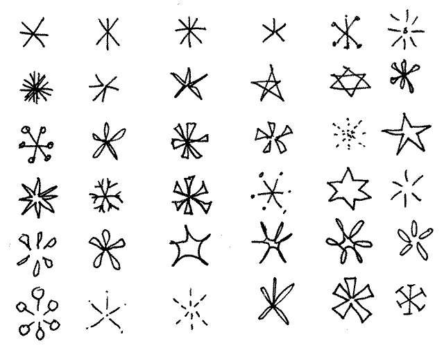 640x511 Hand Drawing The Complexity Experiments - Asterisk Sketch