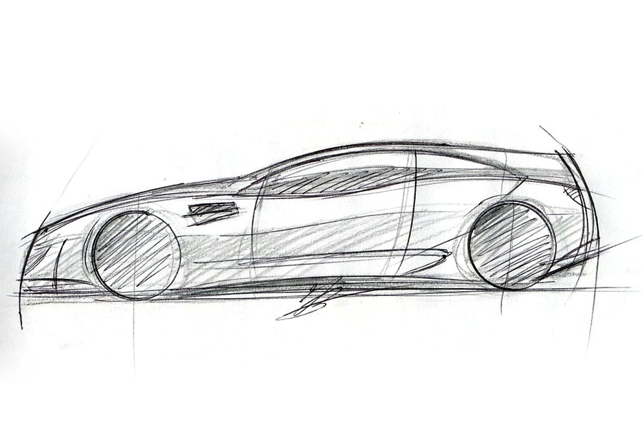 900x600 - Aston Martin Sketch
