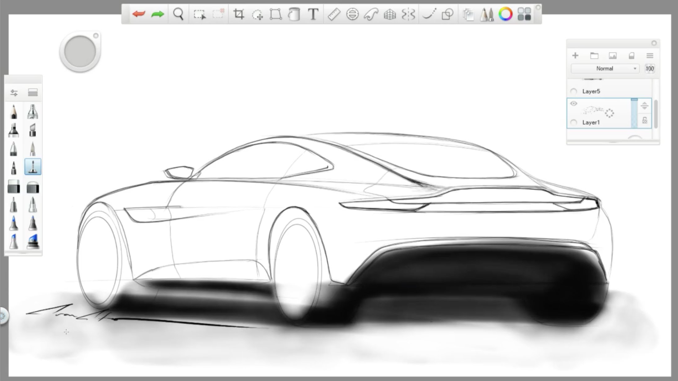 2188x1230 Spectre Aston Martin Db10 Sketch (Part 1) - Aston Martin Sketch