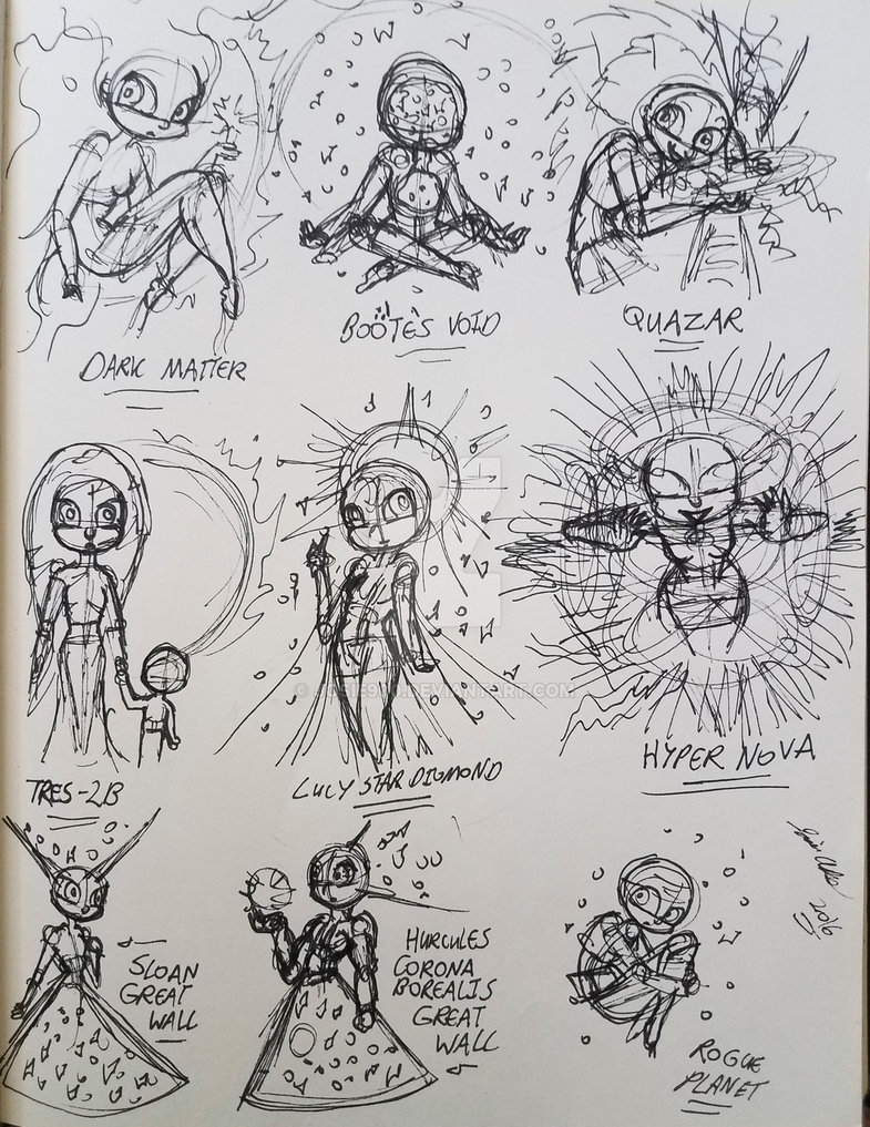 785x1017 Astronomy Sketches By Josie900 - Astronomy Sketches