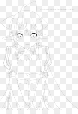 260x380 Free Download Leafa Line Art Asuna Sketch - Asuna Sketch