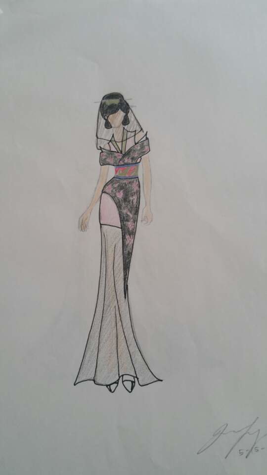 540x960 Fallen Daimyo Sketches By Jasmine Hwang - Asymmetrical Sketches