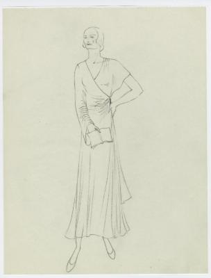 304x400 The New School Archives Digital Collections Drawingpainting - Asymmetrical Sketches