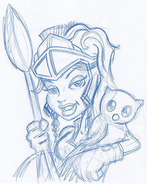 300x374 Character Study Athena Icon On Behance - Athena Sketch