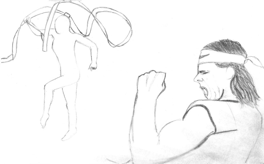 850x530 Nicolas Harper Graphics Athlete Sketches - Athlete Sketch