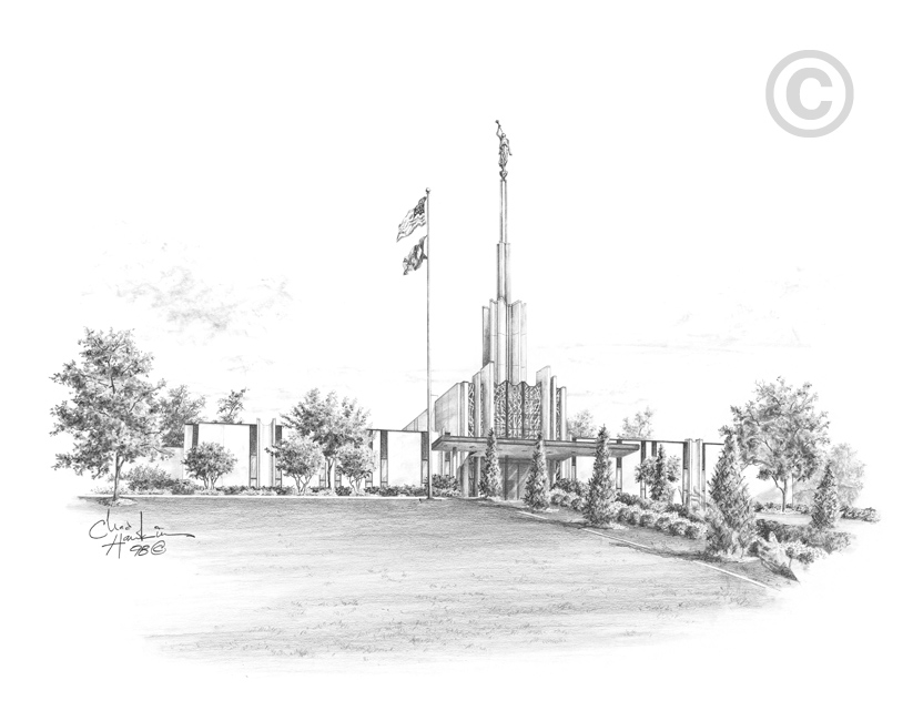 832x650 Atlanta Georgia Temple - Atlanta Sketch