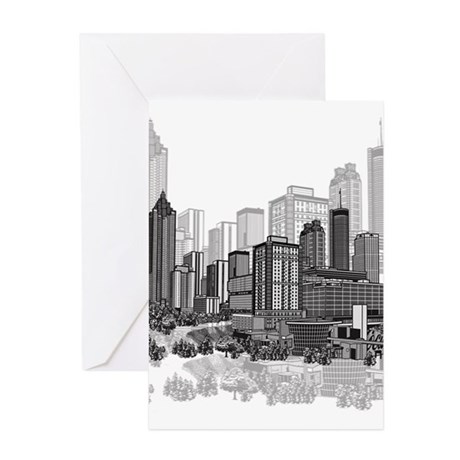 Atlanta Skyline Sketch at PaintingValley.com | Explore collection of ...