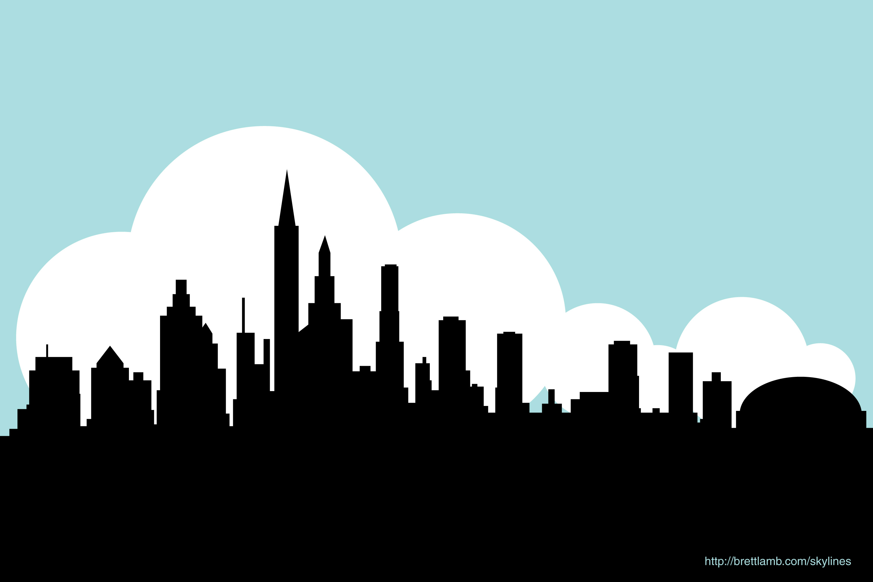 Atlanta Skyline Sketch at Explore collection of