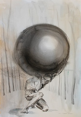 334x480 Michael Polomik - Atlas Sketch