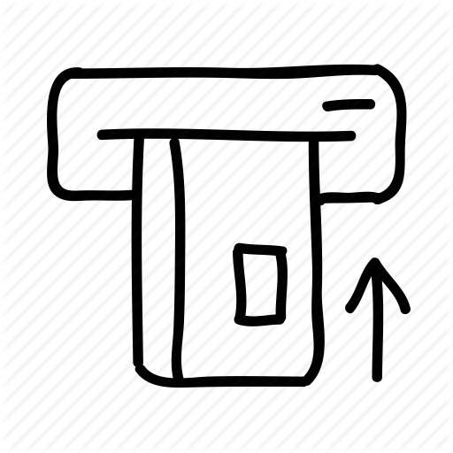 512x512 Atm, Banking, Drawn, Finance, Financial, Money, Sketch Icon - Atm Sketch