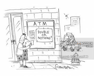 400x324 Cash Point Cartoons And Comics - Atm Sketch