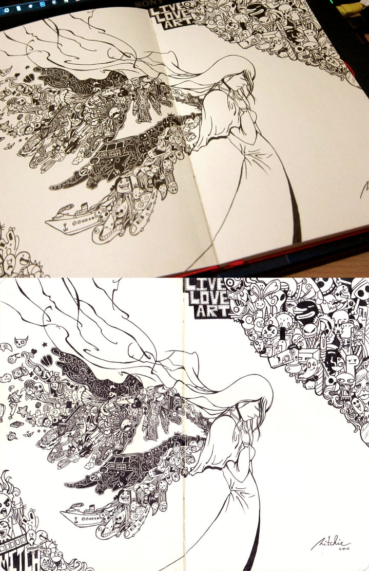 719x1111 The Daily Sketch 159 Atmosphere By Eihctim - Atmosphere Sketch