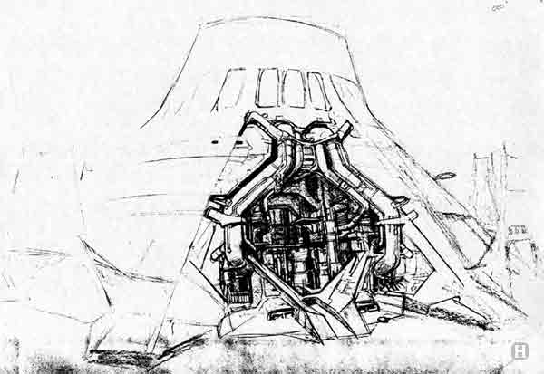 600x413 The Harry Harris Aliens Collection Amp Archive Production Art - Atmosphere Sketch