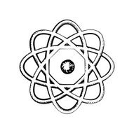 191x190 Sientific Model Of The Atom Sketch Free Image - Atom Sketch