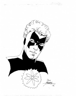 254x320 All About George Perez Captain Atom Sketch - Atom Sketch