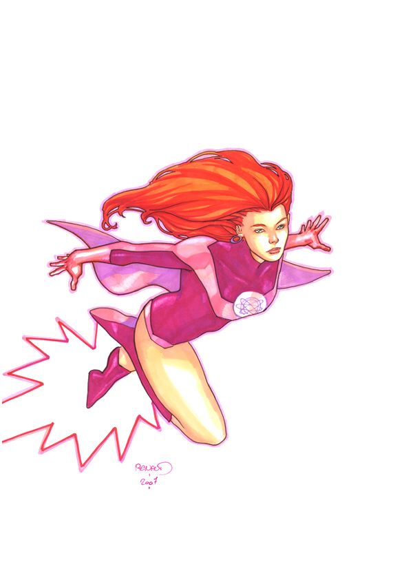 600x848 Atom Eve Sketch By Paulrenaud On @ Image Comics - Atom Sketch