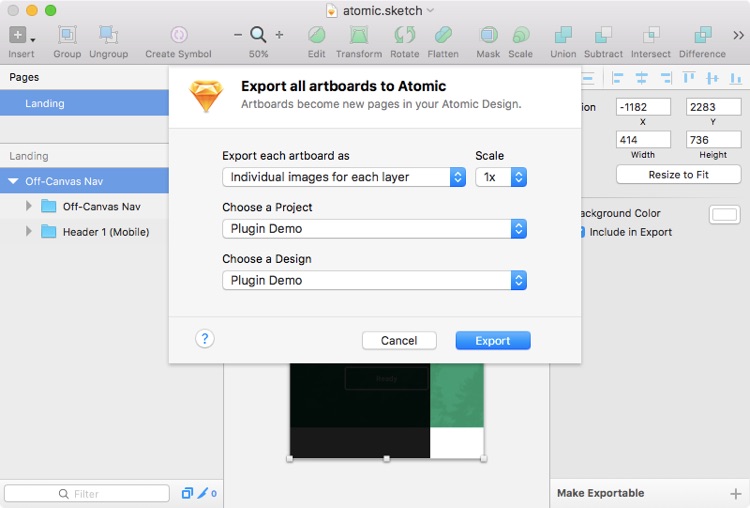 750x508 Is Sketch App With Atomic.io The Perfect Ui Design Duo Sitepoint - Atomic Sketch