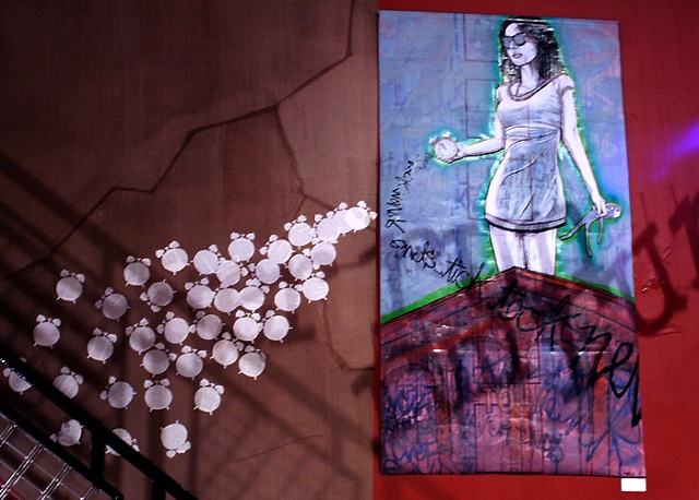 640x458 Michael Frank Art - Atomic Sketch