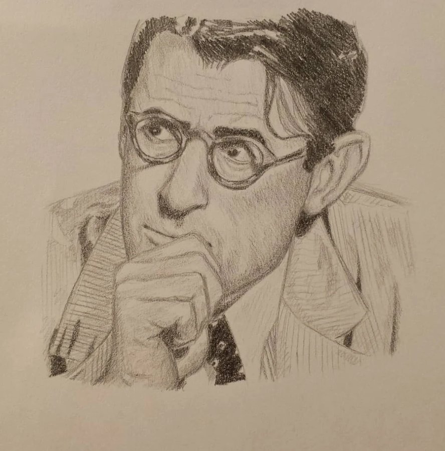 888x900 Atticus Finch By Briannableach - Atticus Finch Sketch