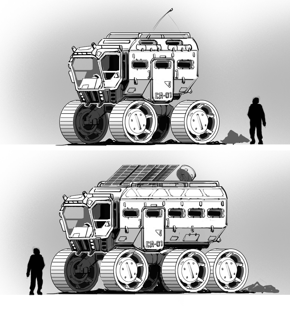 1124x1250 Artstation - Atv Sketch