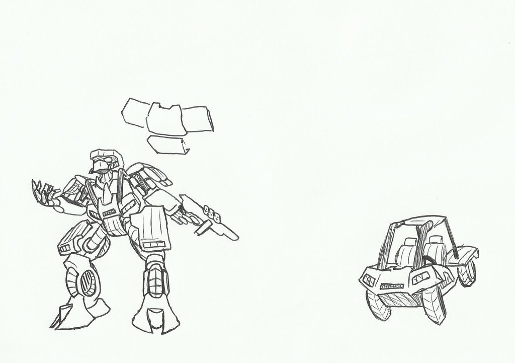 1024x721 Atv Transformer Sketchiness By Unstablereactor - Atv Sketch