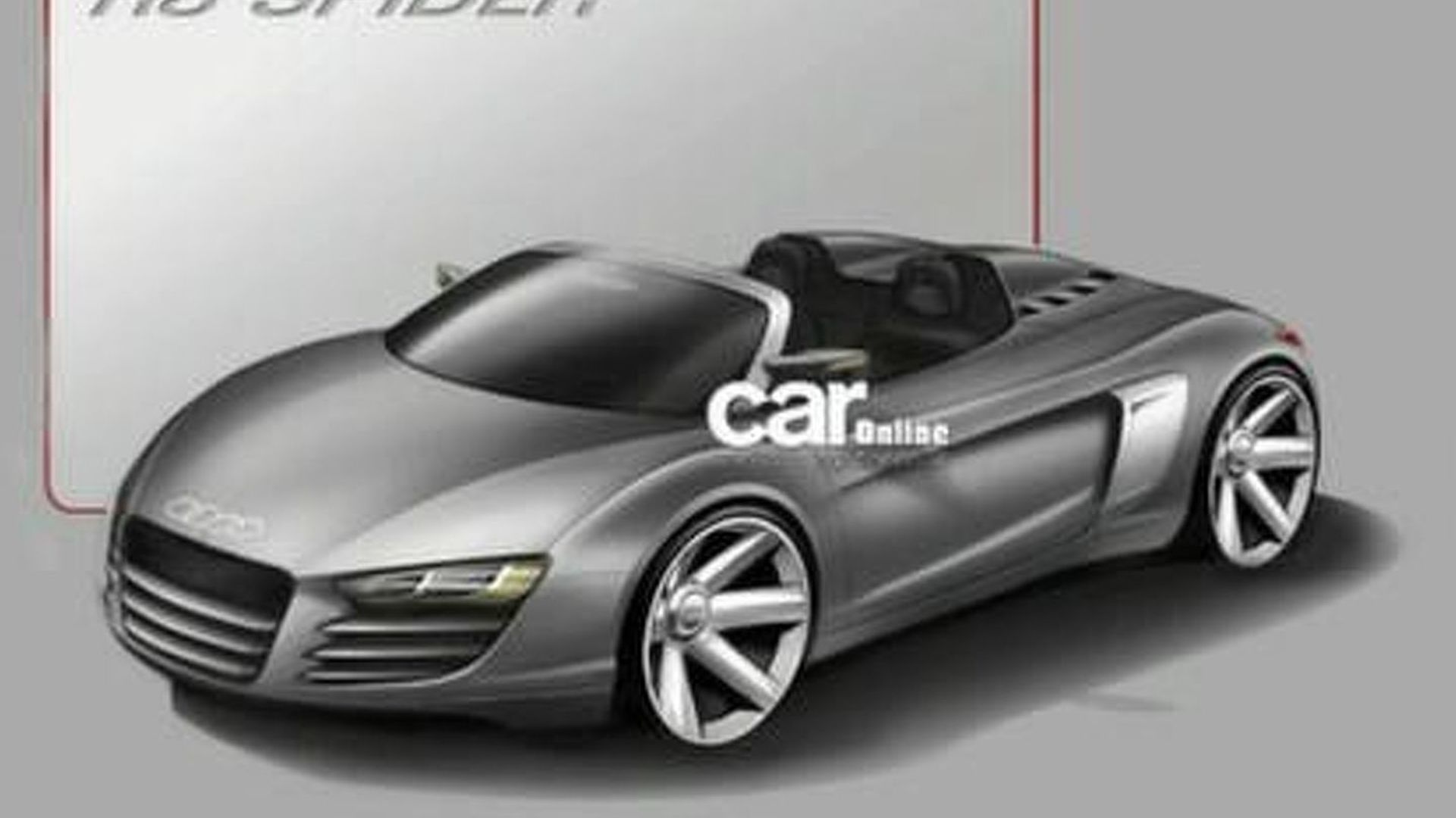 1920x1080 Official Audi R8 Targa Sketches Leaked - Audi R8 Sketch
