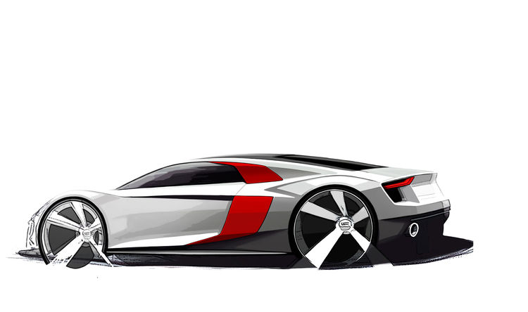 750x444 Audi R8 - Audi R8 Sketch