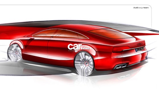 560x315 Audi A7 (2007) First Official Sketch Car Magazine - Audi Sketch