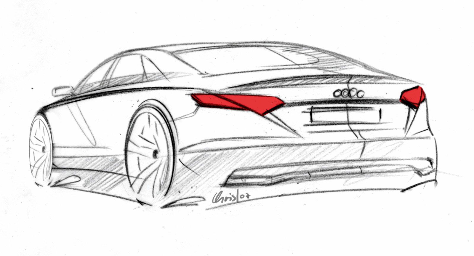 1600x864 Audi A8 Design Sketch Sketch Audi, Audi A8 And - Audi Sketch