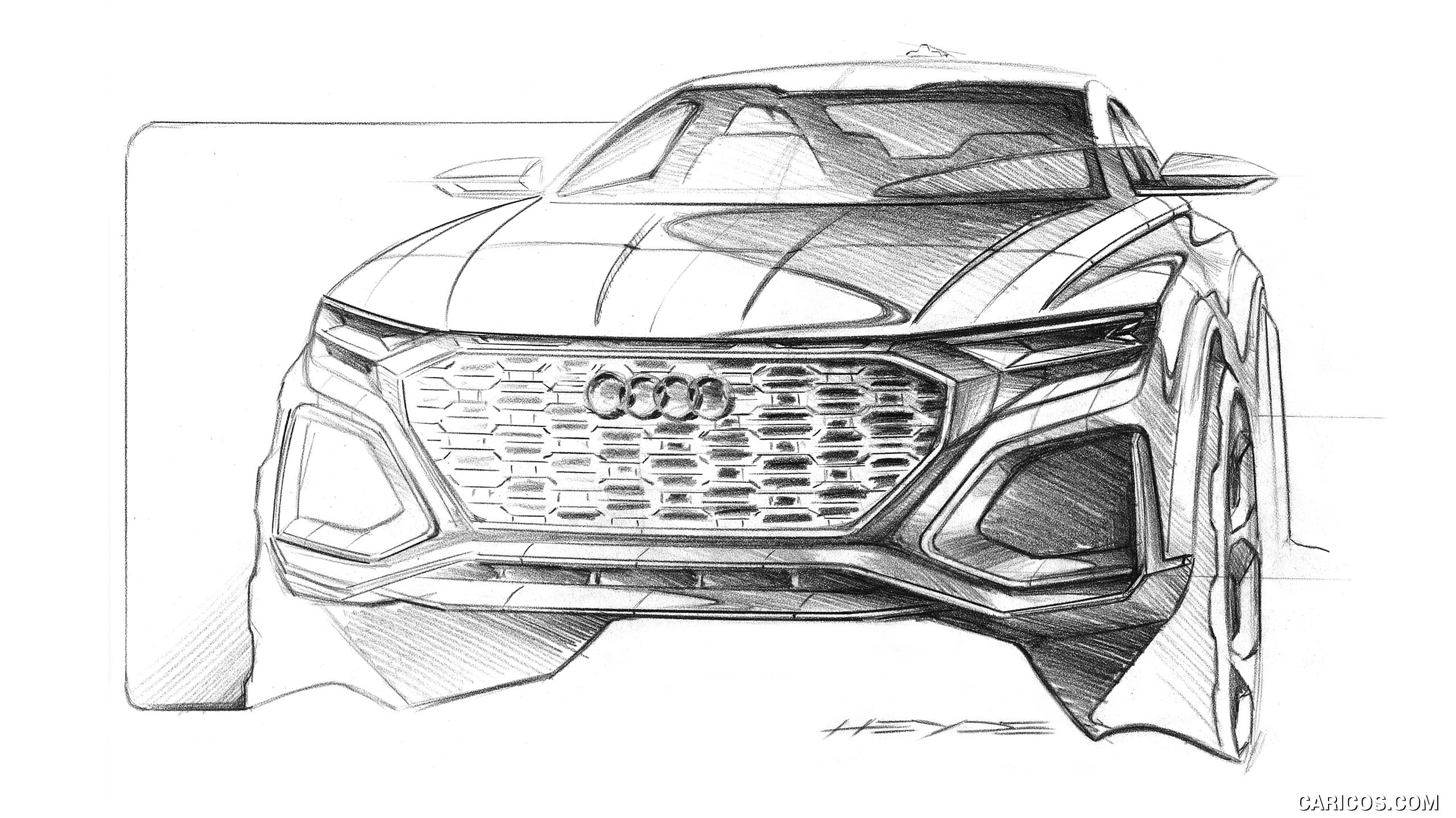 2560x1440 2017 Audi Q8 Sport Concept Wallpaper - Audi Sketch