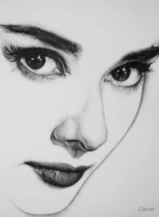 512x700 Audrey Hepburn Painting, Portrait, Pencil, Paper, 10x13x0cm, 2012 - Audrey Hepburn Sketch