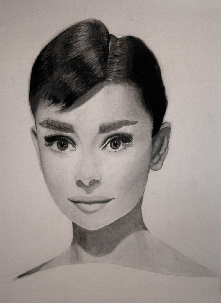 749x1024 Audrey Hepburn Sketch One Of My First (Hopefully More To - Audrey Hepburn Sketch