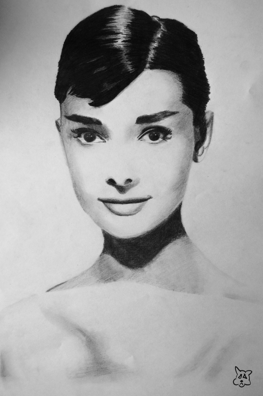 Audrey Hepburn Sketch at PaintingValley.com | Explore collection of ...