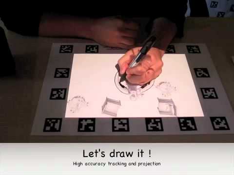 480x360 Spatial Augmented Reality For Drawing - Augmented Reality Sketch
