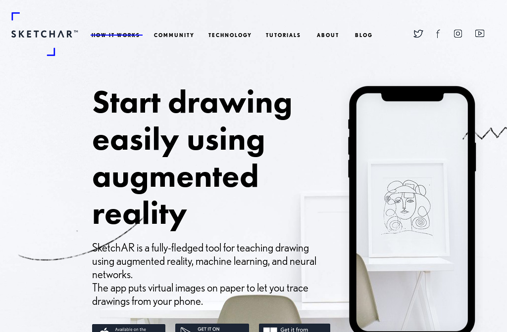 1024x672 Start Drawing Easily Using Augmented Reality. Sketchar. - Augmented Reality Sketch