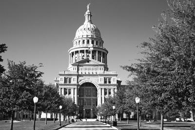 400x267 Beautiful Texas Black And White Photography Artwork For Sale - Austin Skyline Sketch