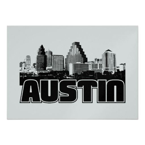 512x512 Austin Skyline Tattoos And Art! Austin Skyline - Austin Skyline Sketch