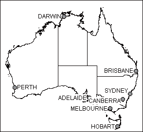 294x272 Basic Outline Maps Library - Australia Map Sketch