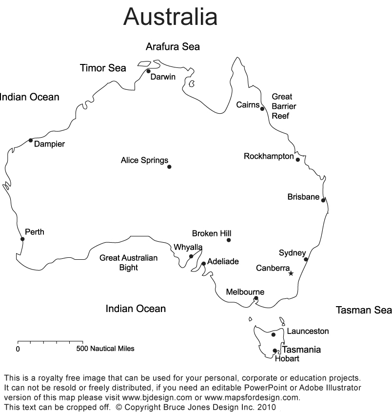 804x854 Australia Printable, Blank Maps, Outline Maps Royalty Free - Australia Map Sketch