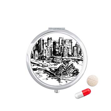 355x355 Australia City Landmark Sydney Opera Sketch Travel - Australia Sketch