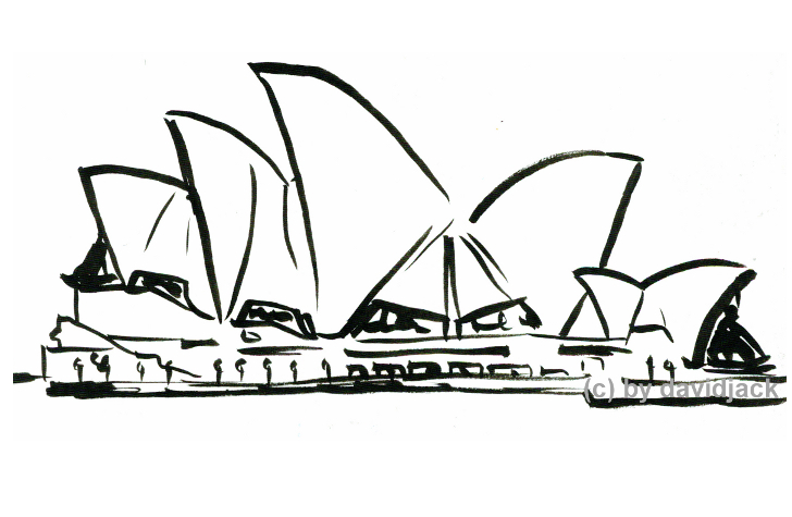 728x475 Urban Sketchers Australia Sydney Opera House Sketches - Australia Sketch