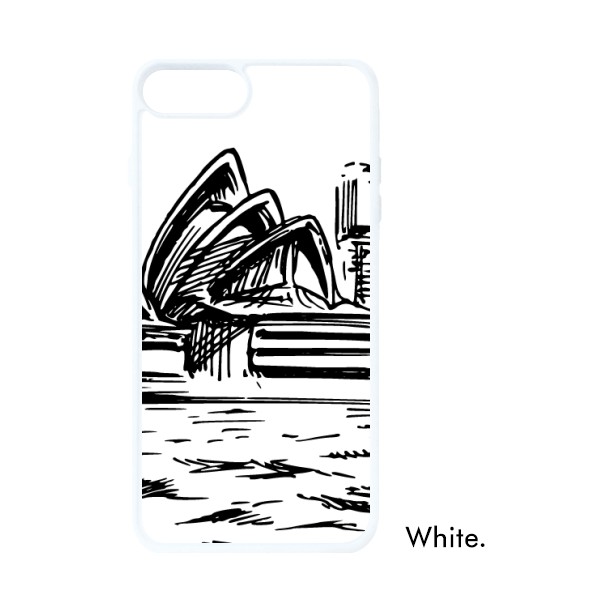 600x600 Australia Flavor City Landmark Sydney Opera House Sketch Iphone 7 - Australia Sketch