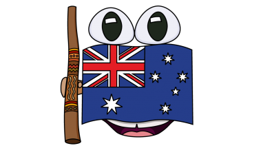 382x215 How To Draw Australian Flag, Easy Step By Step Drawing Tutorial - Australian Flag Sketch