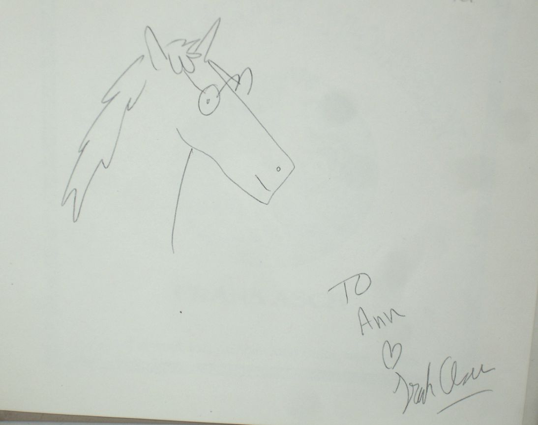 1094x865 Goodnight Horsey Inscribed By The Author With A Sketch Of Horsey - Author Sketch
