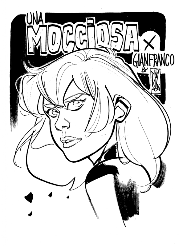 581x800 Orfani Dedicated Sketch Author Gigi Cavenago, In Gianfranco De - Author Sketch