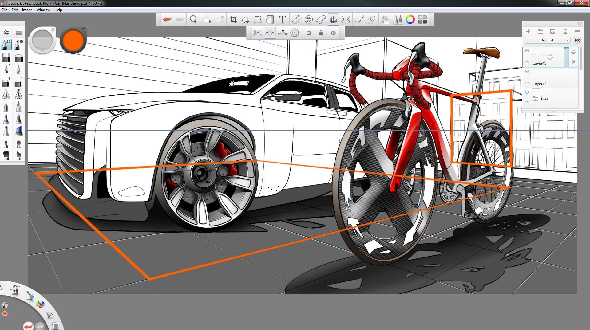 Как рисовать sketchbook на планшете в autodesk